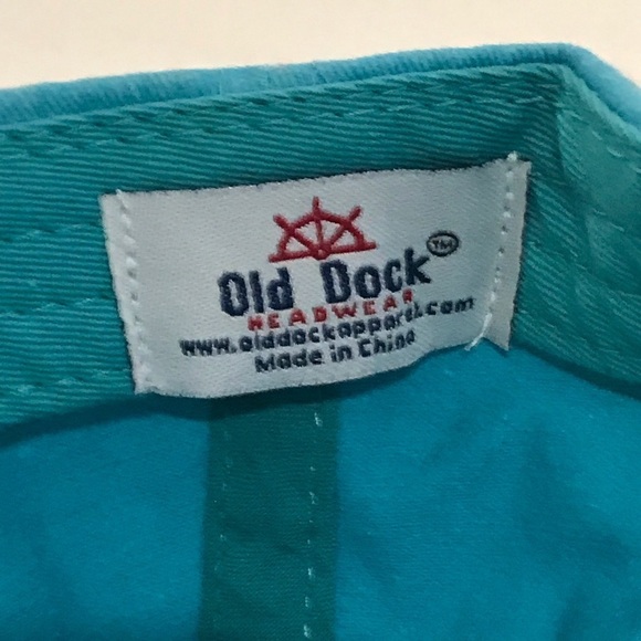 Old Dock Headwear for Jamaica West Indies Teal Adjustable Travel Beach Ball Cap - Picture 2 of 12